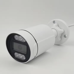 Bullet Cctv impermeabile colorato luce calda esterna telecamera di videosorveglianza Ahd visione notturna telecamera di sicurezza con telecamera Audio - Product Image 3