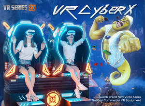 Advanced Design 2 Seats VR Chair <strong>Robot</strong> Type Arcade 9d Vr Game Machine Virtual Reality <strong>Simulation</strong> - Product Image 3