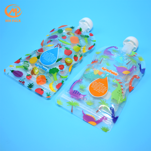 Özel baskılı LDPE aperatif ve anne sütü çanta yeniden Zip kilit dik durabilen poşet bebeğin gıda içecekleri jöle ile kullanın - Product Image 2