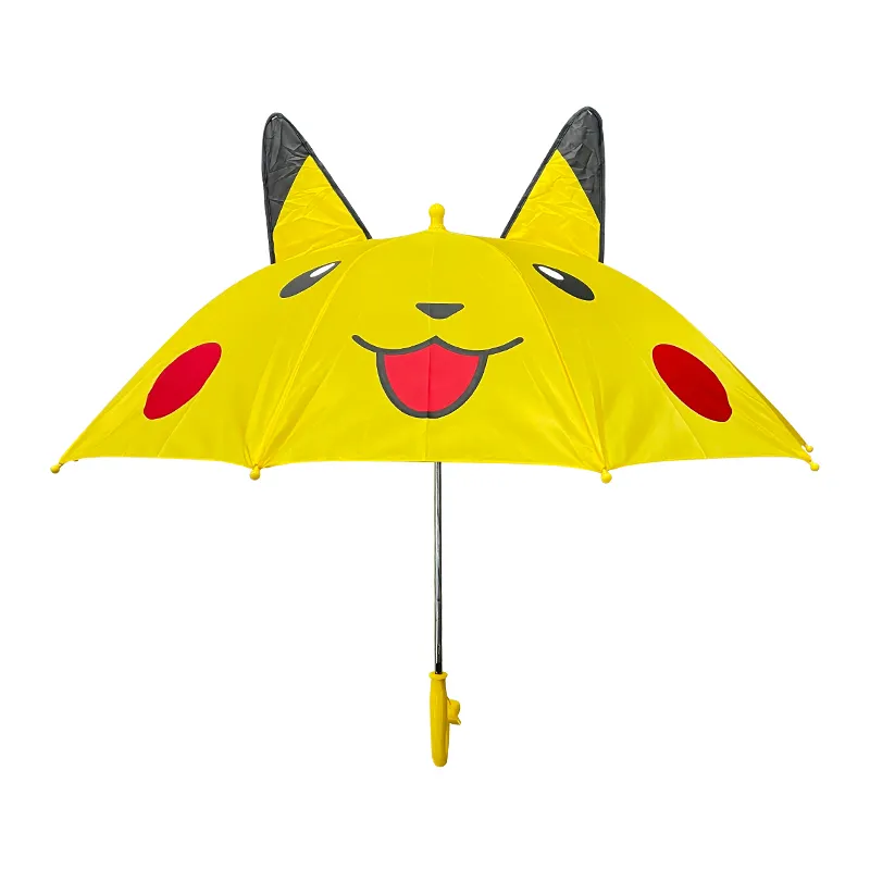 Fábrica atacado 3D animal impresso bonito guarda-chuva crianças cartoon garoto guarda-chuva reto criativo orelha guarda-chuva