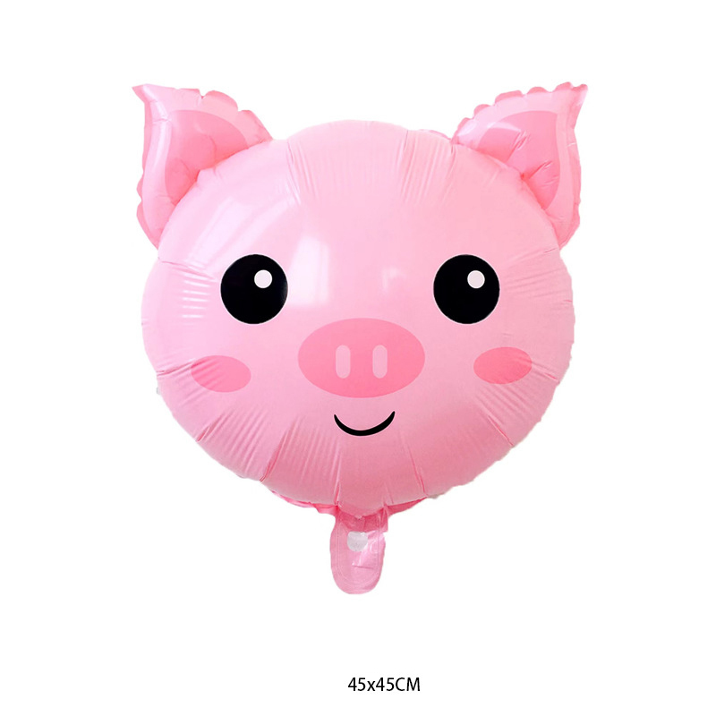 Versione Q del maiale rosa