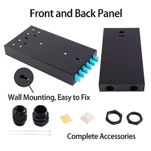Panel de conexión de fibra óptica SC/APC de 144 núcleos, caja de terminales LC FC 72 48 24 12 núcleos, montaje en rack ODF para redes WiFi 4G 3G FTTH - Product Image 6