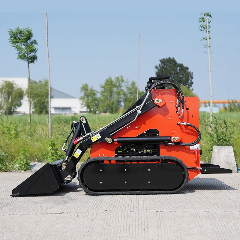 China Constructie Ce Epa Loop Achter Crawler Mini Skid Stuurlader Met Sporen 100 Paardenkracht