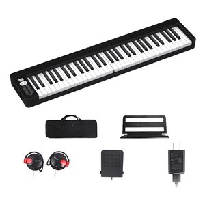 New Good Quality 61 Key <strong>Midi</strong> <strong>Keyboard</strong> <strong>Controller</strong> Digital Music Mini Piano Audio Use <strong>Midi</strong> <strong>Keyboard</strong> Folding Piano Organ