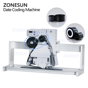 ZONESUN Halbautomati scher intelligenter Datums codierer Chargen produktions datum Druckmaschine für Etikett ier maschine - Product Image 2