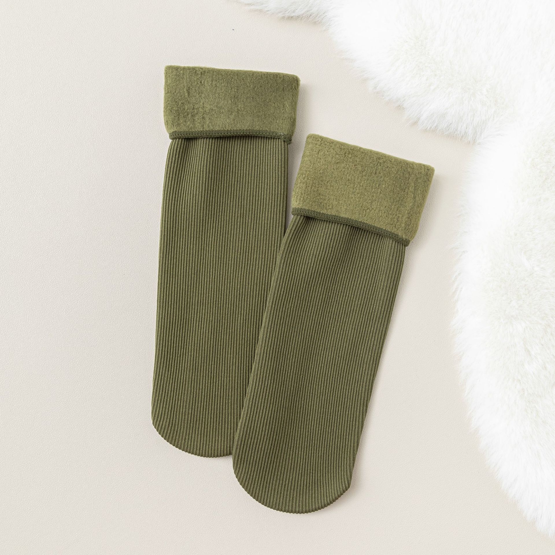 1722 - Terciopelo grueso - Verde militar