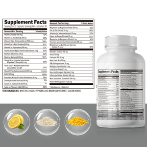 ओम अनुकूलित मिथिलेशन बहु-पोषक विटामिन कैप्सूल वयस्क ऊर्जा वृद्धि कोशिका स्वास्थ्य पोषण सहायता - Product Image 5