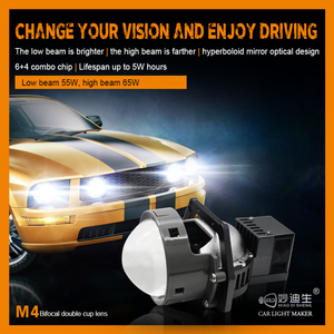 M4 High Brightness Double Light Double Cup <strong>LED</strong> Lens <strong>Bi</strong> <strong>Led</strong> Projector Lens 3.0 <strong>Bi</strong> <strong>Led</strong> Laser <strong>Led</strong> Headlights Projector