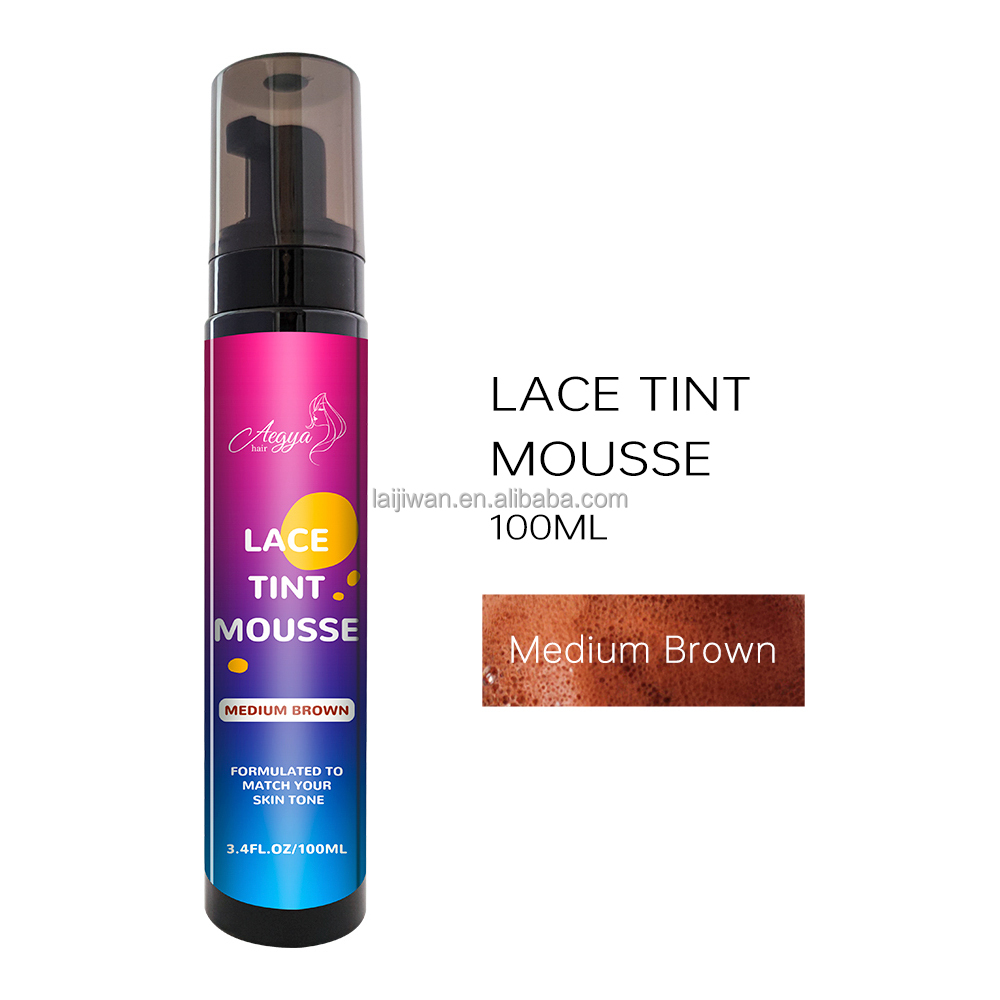 Mousse teintée pour dentelle