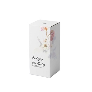 New Arrival Customized Size <strong>White</strong> Color <strong>10ml</strong>-100ml Serum Essential Oil Bottle Packaging Cosmetic Paper <strong>Box</strong> - Product Image 4