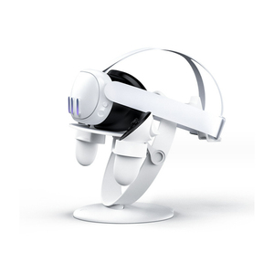 Meta Quest 3 için Quest 2/PS VR2/ Pico4 VR/PS5 VR kulaklık ve dokunmatik denetleyiciler dikey stant için baz Dock - Product Image 2