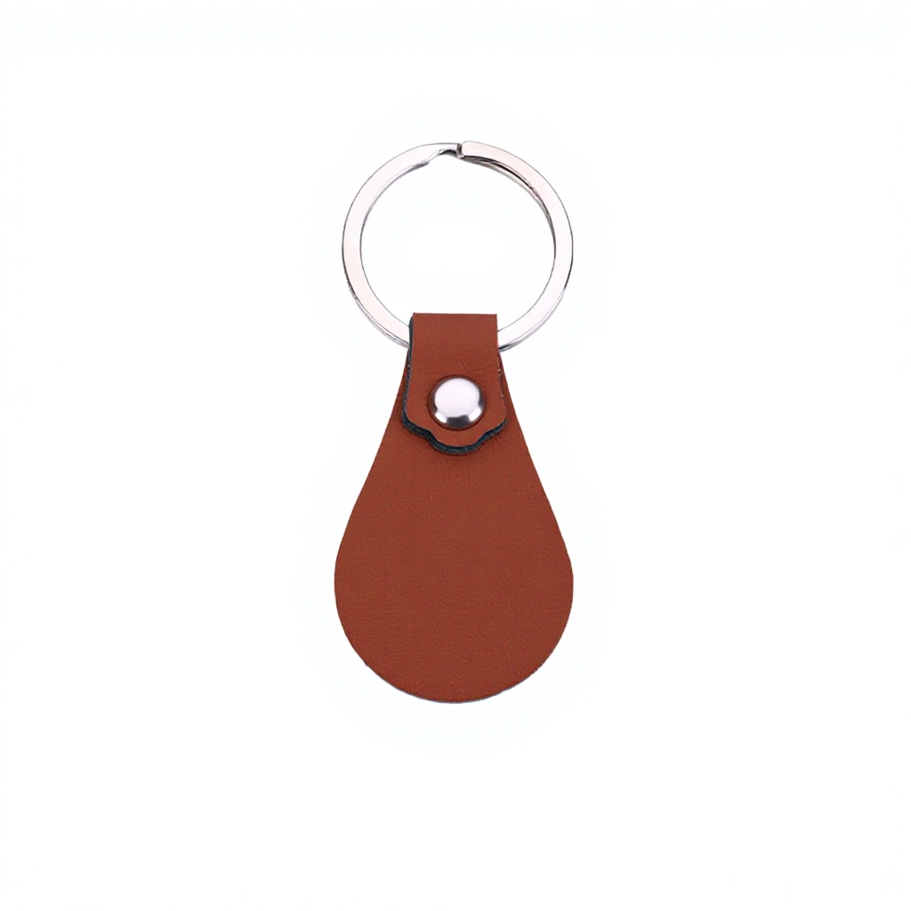 PU letather Keychain brown