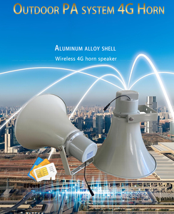 4G Wireless Cloud Broadcasting System, 4G Horn Speaker 30-50W, Supports PC <strong>Software</strong> Management and <strong>Remote</strong> <strong>Control</strong> Via APP - Product Image 5