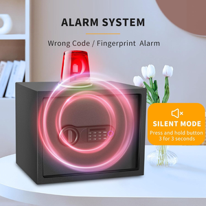 25Cm Điện Tử Sinh Trắc Học Vân Tay Nhà An Toàn Box Cho A4 Cho Tài LIỆU Tiền Mặt Tiền Lưu Trữ Với Kỹ Thuật Số Mã - Product Image 5