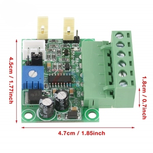 DC 0-5V/0-10V bis 0-100% Analoge in gangs spannung zum PWM-Signal generator SPS-AD-Wandler modul PNP-PWM/NPN-PWM 5V 24V Pegel ausgang - Product Image 5