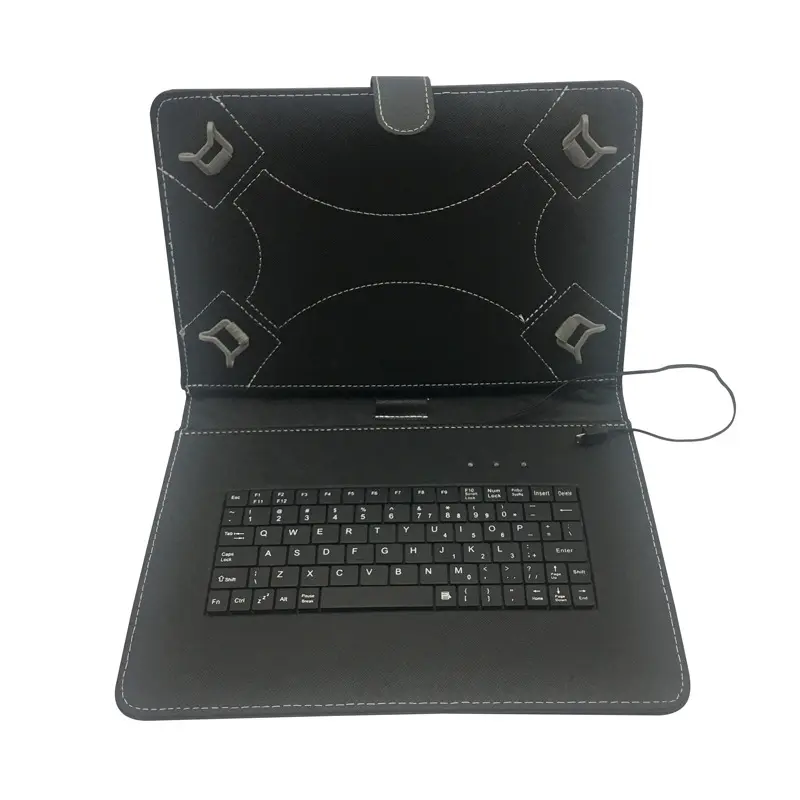 Sarung Tablet Keyboard Kulit Pu Universal 7 Inci 10 Inci, Sarung Penutup Tablet Anak-anak