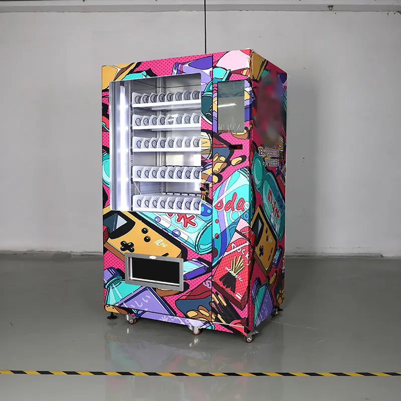 Drinks & Snack Combo Vending Machine Exportar para a América do Norte e Europa Cloud System 600W SDK Electric Soda Vending Machines