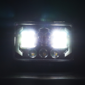 <strong>5</strong> Inch High/Low Beam Motorcycle <strong>LED</strong> Headlight 55W 6500k Colorful <strong>LED</strong> DRL Ring Strobe Fog Driving Light Headlight for Tuck Atv - Product Image 4