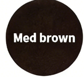 ขนาดกลางสีน้ำตาล