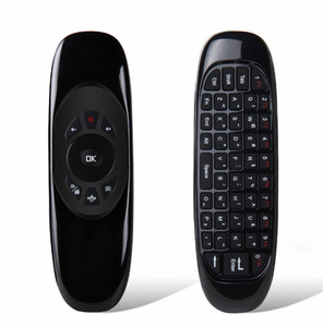 C120 2.4Ghz Wireless LED Air Mouse 3-Axis Gyroscope Mini Plastic Remote <strong>Control</strong> Smart TV <strong>Computer</strong> Button Function RF Air Mouse