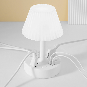 Tira de alimentación universal de PVC 9999U, 3 salidas con 2 USB, enchufe de extensión multifunción para oficina en casa, corriente nominal de 10A - Product Image 4
