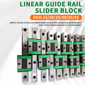 Deslizador de riel de guía lineal alto HGH20CA, guía de movimiento lineal Cnc, Riel de guía deslizante lineal para Cnc - Product Image 5