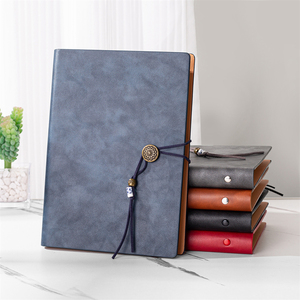 Grosso Soft Pu Couro A4 Acadêmico Universidade Student Record Notebook Recondicionado Jornal Small Flip Roll Notebooks