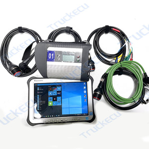MB yıldız C4 SD Connect C4 Benz için otomatik Wifi DOIP çoklayıcı c5 c6 araba kamyon Van SPRINTER teşhis aracı yazılım + FZ G1 Tablet - Product Image 1