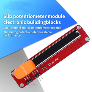 Slide <strong>Potentiometer</strong> 10K <strong>Linear</strong> Module Dual <strong>Output</strong> for AVR Electronic Block - Product Image 1