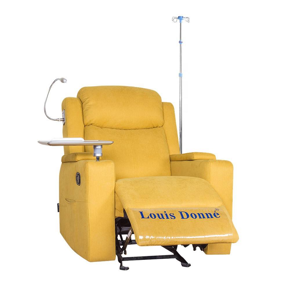 Canapé médical jaune citron