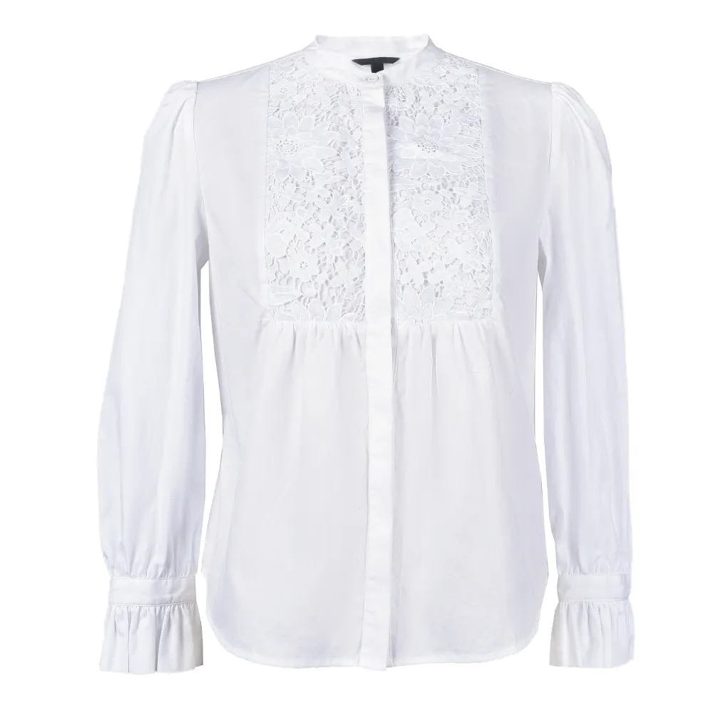 Blusa holgada informal de manga larga para verano, camisa blanca para mujer, 2021