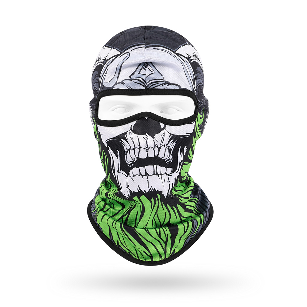 New green beard skull