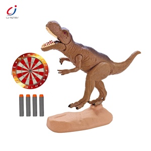 T-Rex 动物模型塑料恐龙玩具套装，电池供电的恐龙与光和声音 - Product Image 3