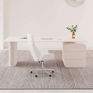 Mesa de losa de mármol rectangular, parte superior de mármol y mesa de comedor con patas de madera, mesa de oficina de mármol de alta calidad - Product Image 4