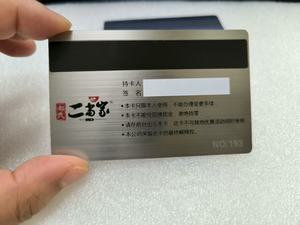 Sang trọng thẻ kinh doanh vàng đen bạc Thép không gỉ không có chip NFC & RFID thông tin liên lạc cho khách sạn kinh doanh sử dụng - Product Image 5