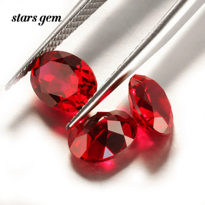 Competitive Price <strong>Ruby</strong> Loose Gemstone Fancy Color Blood <strong>Ruby</strong> Gemstone Oval Shape Lab Created <strong>Ruby</strong>