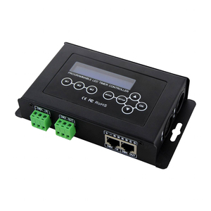 DC 9V DMX512 4CH Timer Dimmer Controller LED programmabile fai da te XLR-3 RJ45 morsettiera interfaccia di uscita di ingresso con Display LCD
