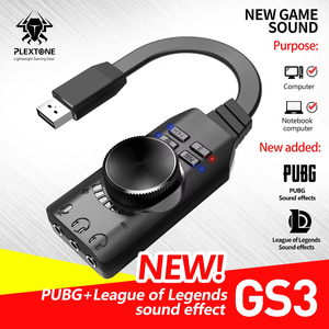 <strong>USB</strong> Sound Card, External Stereo Sound Card with Volume Control, <strong>USB</strong> to 3.5mm Jack <strong>Audio</strong> Adapter - Product Image 2