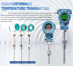 Sensor PT100 RTD de alta precisión: Transmisor de temperatura industrial con pantalla digital - Product Image 5