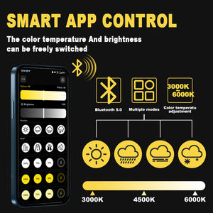 GVIEW Новая инновационная G12W H4 умная управляемая приложением Светодиодная лампа для фар точное Распределение света равномерный световой выход с точкой - Product Image 2