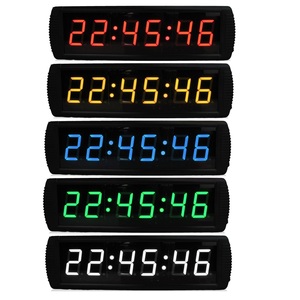 Настенные часы с 6-значным 3-дюймовым светодиодным цифровым таймером - Product Image 1