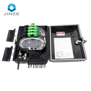 Color negro o gris de telecomunicaciones de fibra óptica caja con plc splitter FDP TB ATB