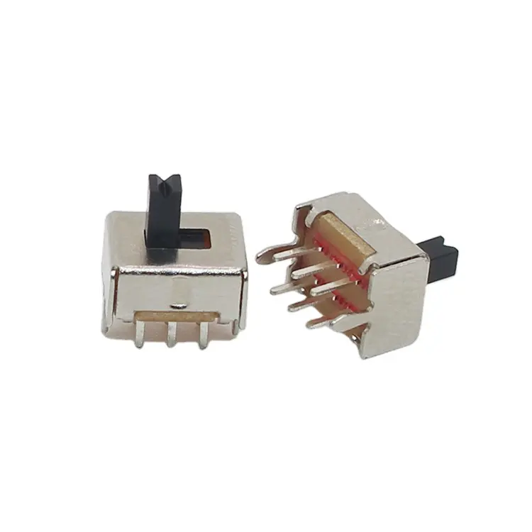 JC-SS22D07VG5 Vertical hexagon plug - in two - speed slide switch