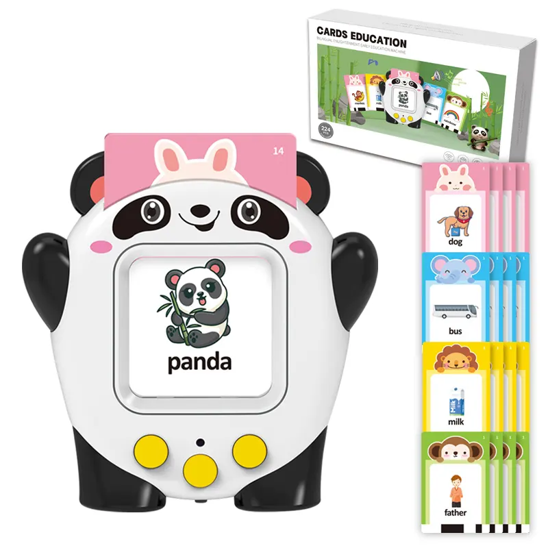 Bambini educativi precoci macchina per l'apprendimento dell'inglese i bambini imparano le parole Talking flashcard Learning Machine Toys