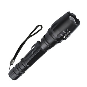 Siêu điện đèn pin T6 <span class=keywords><strong>LED</strong></span> Đèn pin zoom <span class=keywords><strong>LED</strong></span> Torch Sạc đèn pin mạnh mẽ Chiến Thuật Cắm Trại Ngoài Trời Torch - Product Image 1