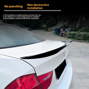 <span class=keywords><strong>BMW</strong></span> E90 M4 3 serisi 2005-12 arka kanat üst Spoiler tek güverte ABS karbon Fiber çatı tarzı dış modifikasyon aksesuarları