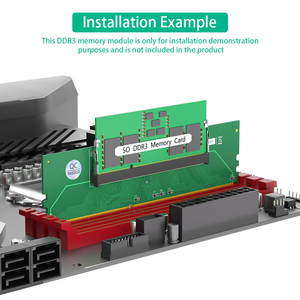 Practical 1.5V <strong>DDR3</strong> 204 Pin Laptop SO-DIMM <strong>to</strong> Desktop DIMM Memory <strong>Adapter</strong> so <strong>DDR3</strong> 204PIN <strong>to</strong> <strong>DDR3</strong> 240PIN <strong>Adapter</strong>