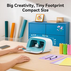 Máy cắt Vinyl likcut S501, máy cắt Vinyl màu hồng tự làm thông minh để dán, nhãn, làm thẻ, album ảnh - Product Image 5