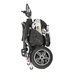 2024 nueva silla de ruedas eléctrica para discapacitados con Control Remoto Portátil plegable todoterreno de aluminio de lujo para adultos - Product Image 3