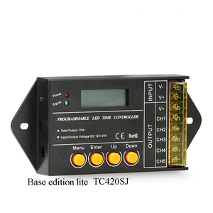 Смарт-таймер 5CH 20A DC 12V-24V TC420 TC420SJ TC421SJ TC421 NL502 программируемый светодиодный контроллер времени для растительного аквариума - Product Image 5